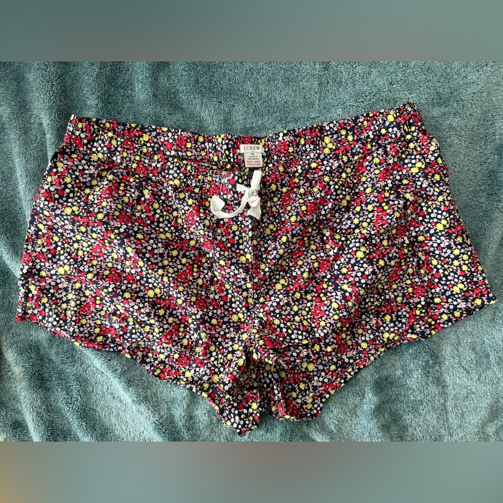 J.Crew Multicolor Floral Shorts Size XL - Picture 5 of 8